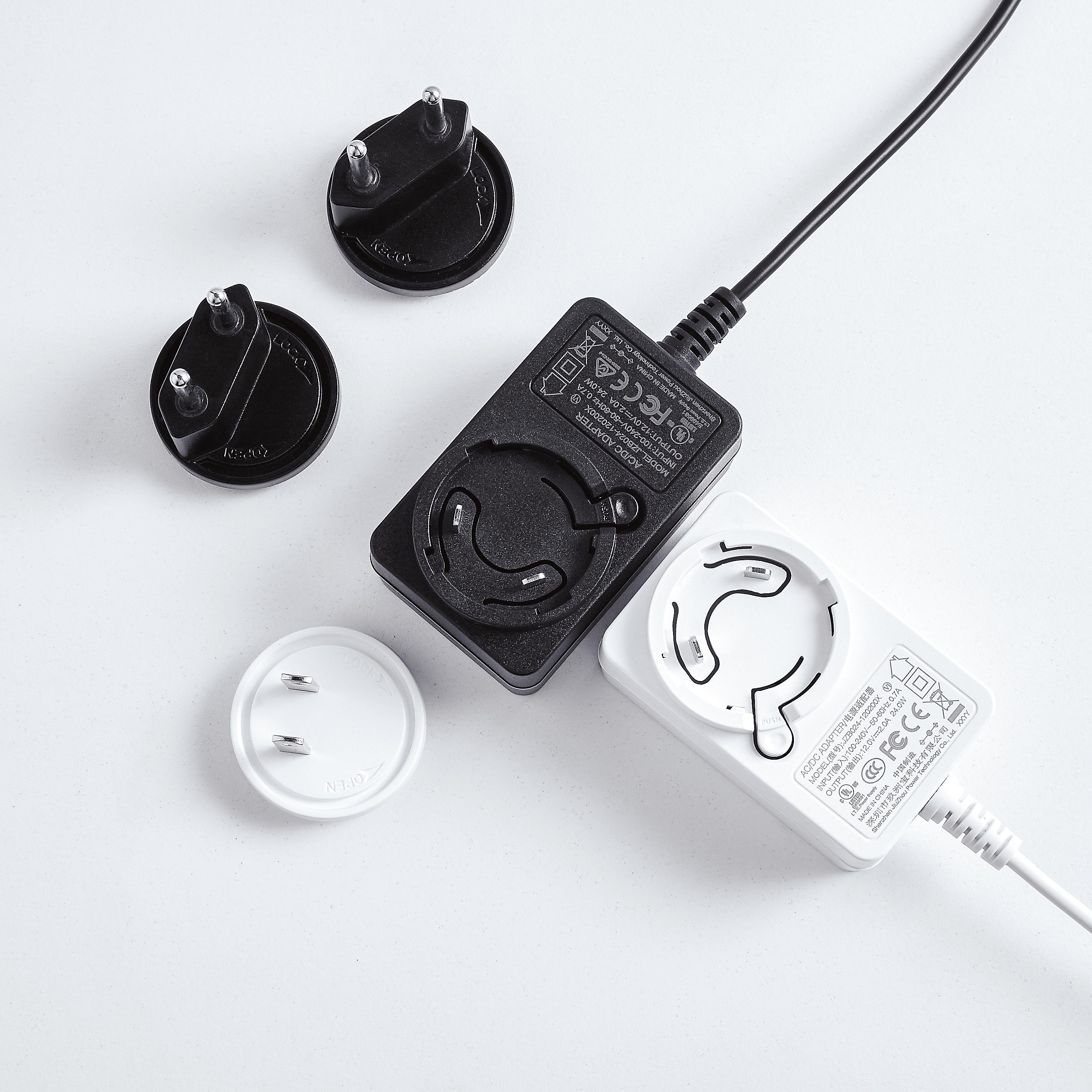 12v2a轉(zhuǎn)換頭電源適配器多國認證廠家jiuzhou power制造 